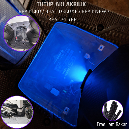 Tutup Aki Akrilik Beat Deluxe  Beat Street 2020  Cover Aki Beat Deluxe Transparan  Tutup Aki Akrilik