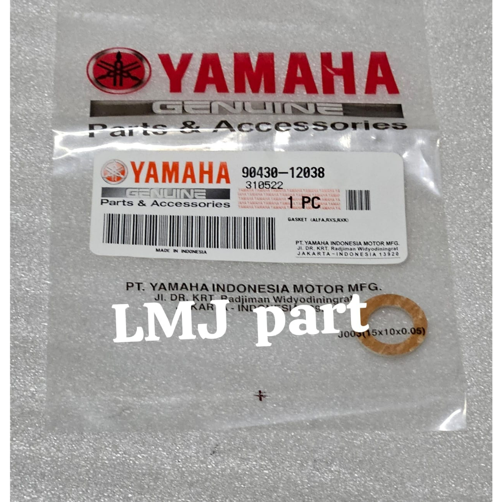 RING GASKET BAUT TUTUP OLI MESIN CRYPTON VEGA R JUPITER Z 105 LAMA OLD YGP 90430-12038