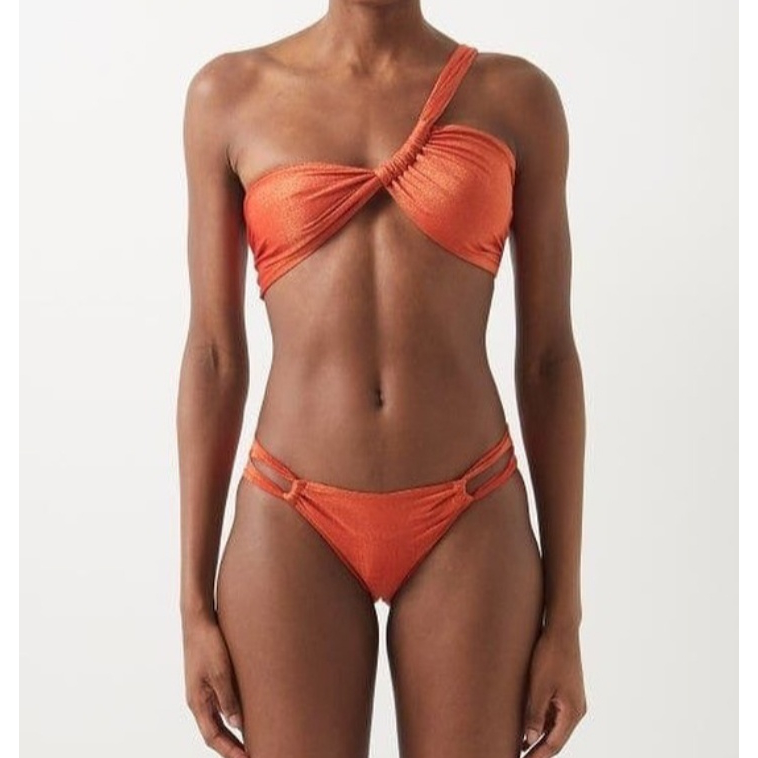 Savana Beachwear - WASHINGTON Bikini Set coral one shoulder bikini thong wanita korea swimwear