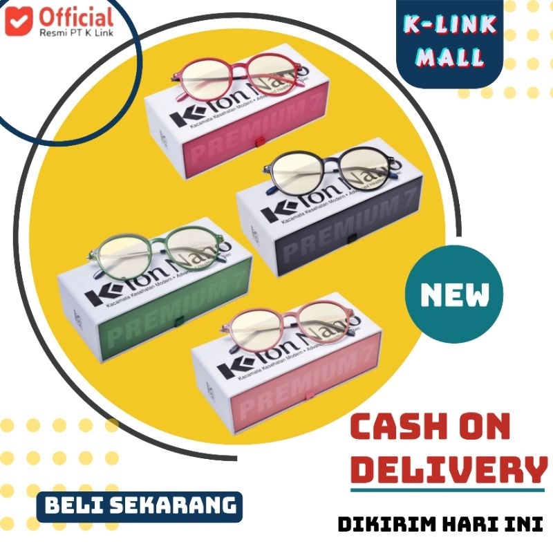 K-ION NANO PREMIUM 7 ORIGINAL K-LINK KACAMATA KESEHATAN PRIA WANITA