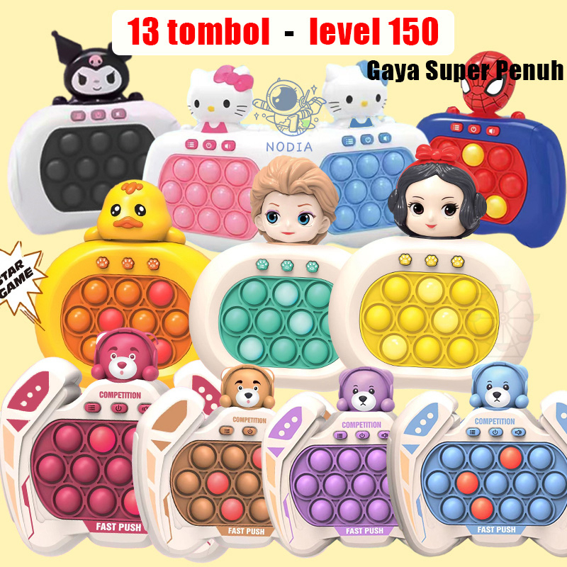 Pop It Elektrik Elektronik Popit Mainan Edukasi Aktivitas Game Anak