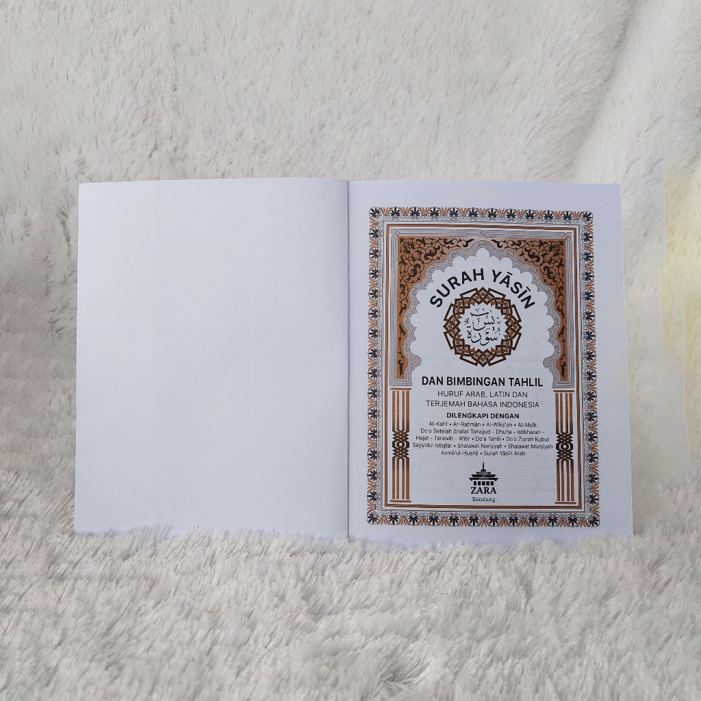 BUNDLING 10 PCS BUKU YASIN ZARA | 208 HALAMAN HVS TANPA COVER