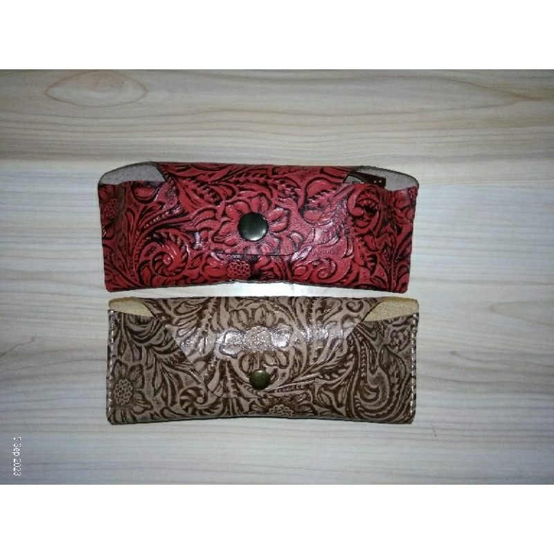 Sarung Kacamata Kulit Asli