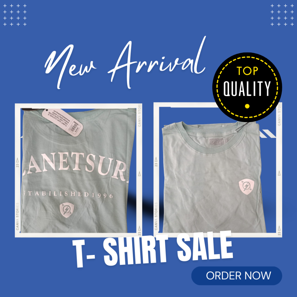 T-Shirt/Kaos Planet Surf/Day Cut /Original Planet Surf