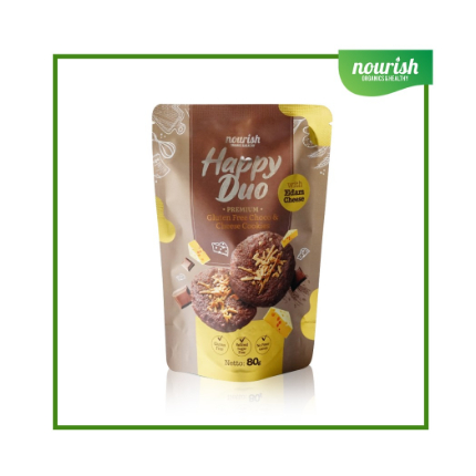 

Happy Duo - Premium Gluten Free Choco Cheese Cookies with Edam Cheese