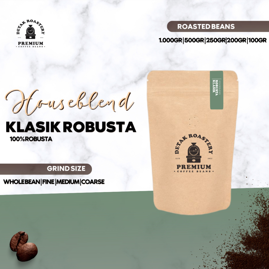 

Detak Kopi House Blend Klasik Robusta | Espresso Based