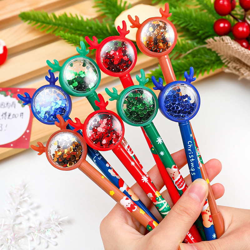 

New alat tulis pulpen kualitas premium motif merry christmas cocok untuk kado natal