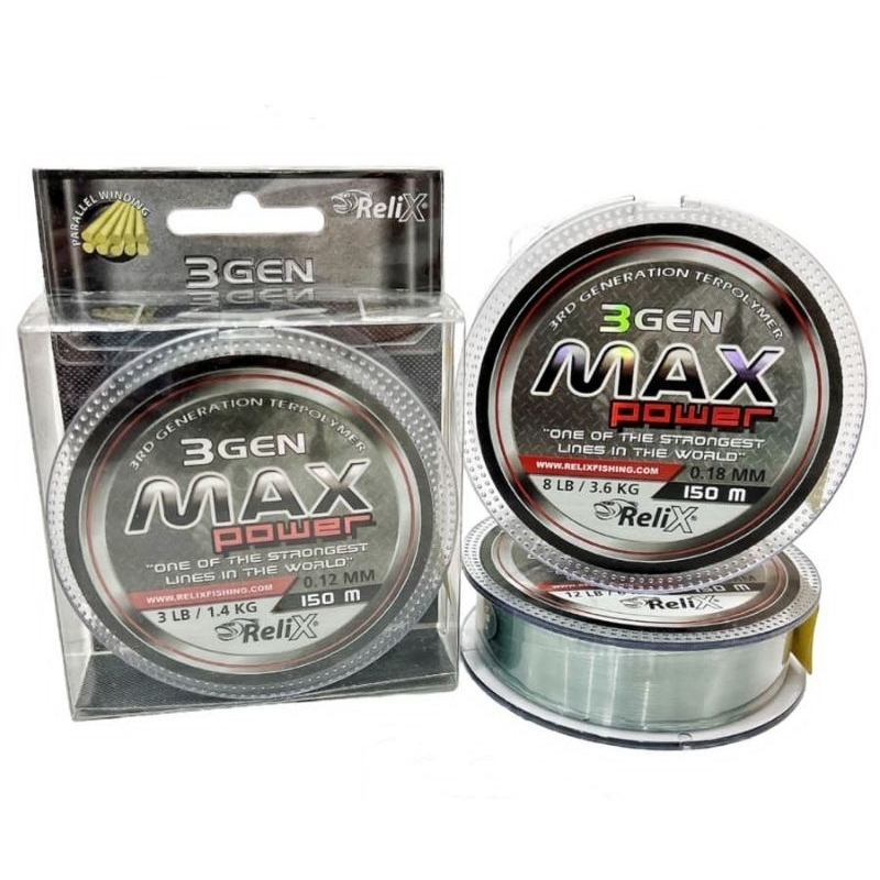 SENAR RELIX 3GEN MAX POWER 150M | 0.12mm - 0.25mm