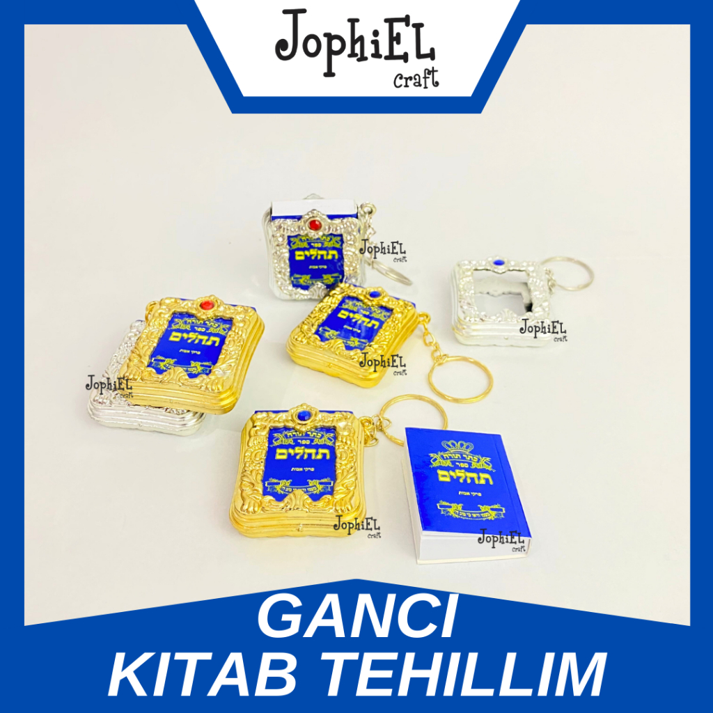 [READY] GANTUNGAN KUNCI KITAB TEHILLIM ALKITAB KECIL MINI BIBBLE
