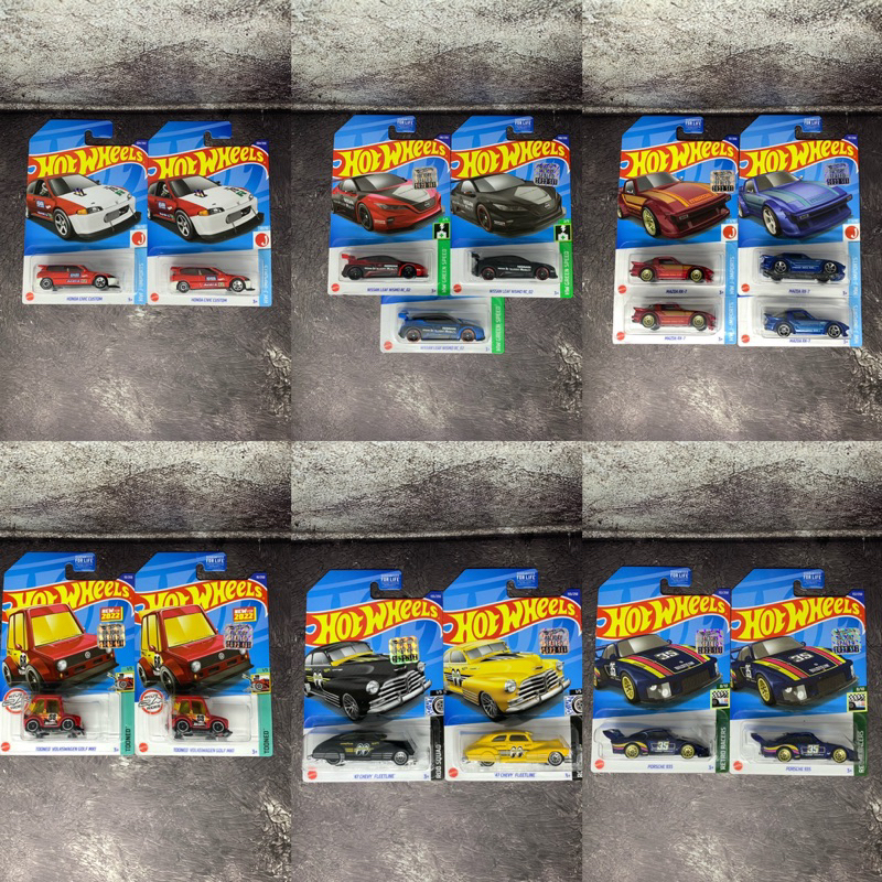 Live Hot Wheels Reguler / Factory Sealed / Premium / Loose / Two Pack / Inno64 / Tarmac / Mini GT / 