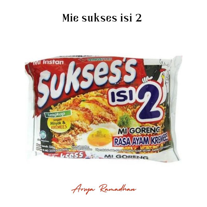 

MIE SUKSES ISI 2 133 G