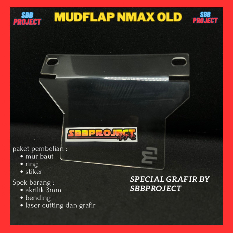 mudflap akrilik nmax old