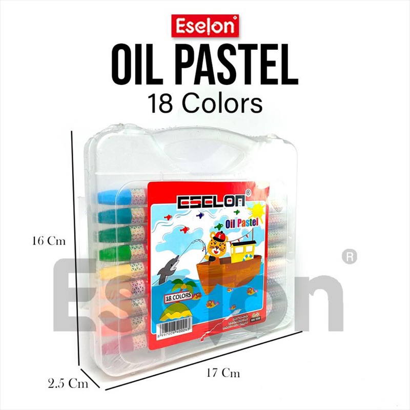 

(1 Set) Crayon ESELON 18 Warna