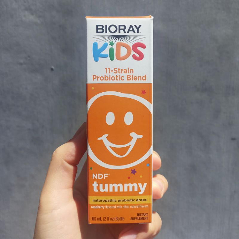 BIORAY KIDS NDF TUMMY 11 STRAIN PROBIOTIC BLEND 60 ML