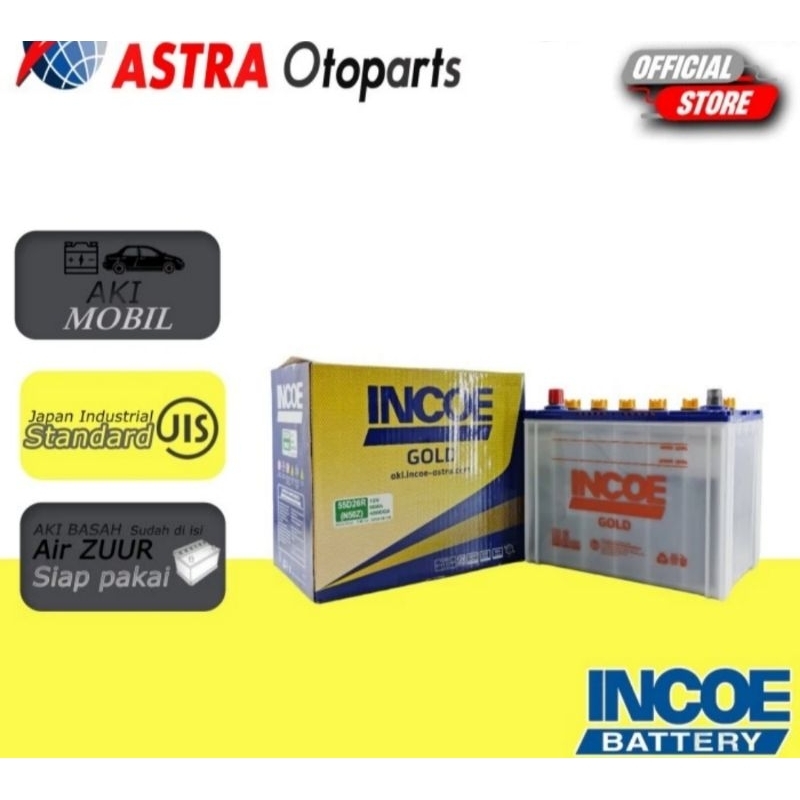 Aki mobil incoe gold N50Z Aki Mobil Kijang INCOE GOLD N50Z Aki Basah 12V 60Ah
