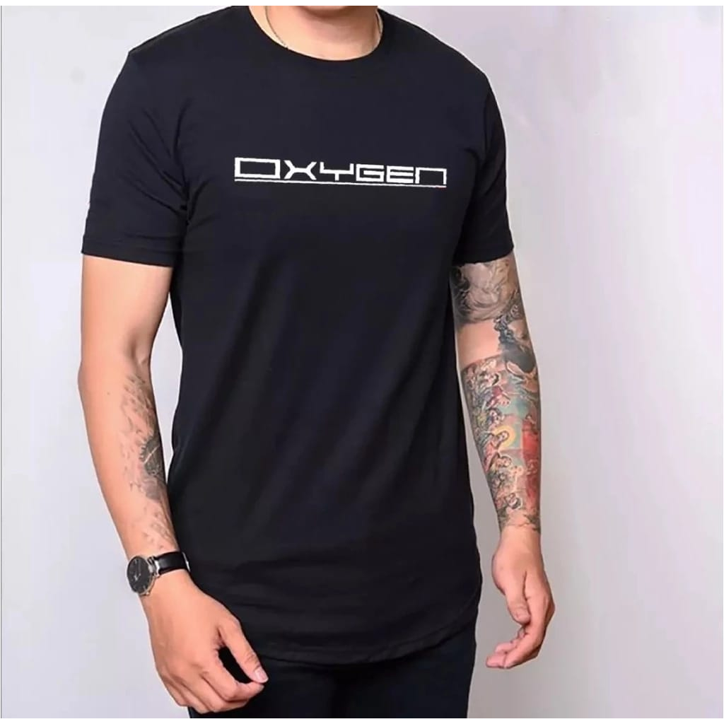 Atasan Pakaian Pria Atletis Keren / Kaos Santai Masa Kini Casual / Kaos Over Size Jumbo / Baju Kaos 