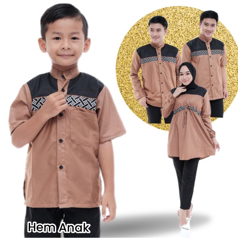 Baju couple keluarga baju Koko pria baju tunik baju wanita bajju Koko anak
