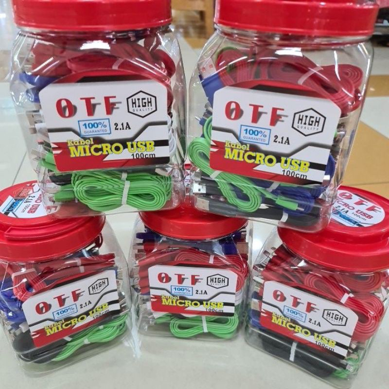 KABEL DATA GEPENG MICRO 1M / Kabel Data OTF