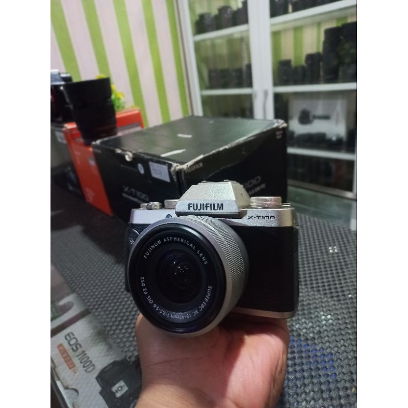 [PRODUK TERLARIS SHOPPE] Fujifilm XT 100 / Kamera Mirrorles Fujifilm Xt100 Like New Termurah
