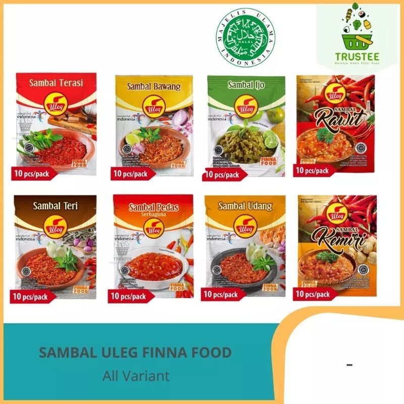 

FINNA sambel uleg sachet 1 renceng