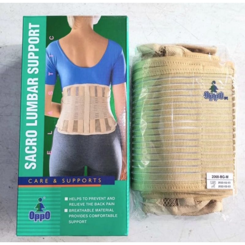 Lumbar Suport Korset OPPO 2068, korset penyangga punggung - Wanita
