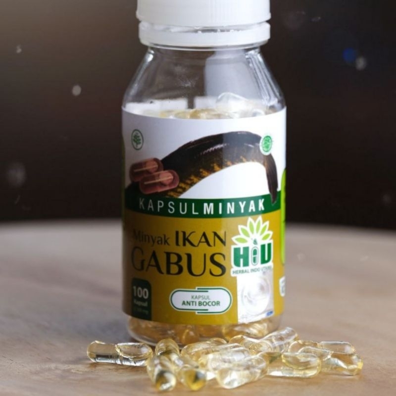 MINYAK IKAN GABUS HIU 100 KAPSUL