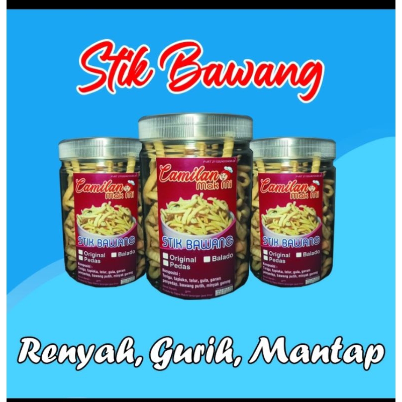 

Camilan makmi "STIK BAWANG