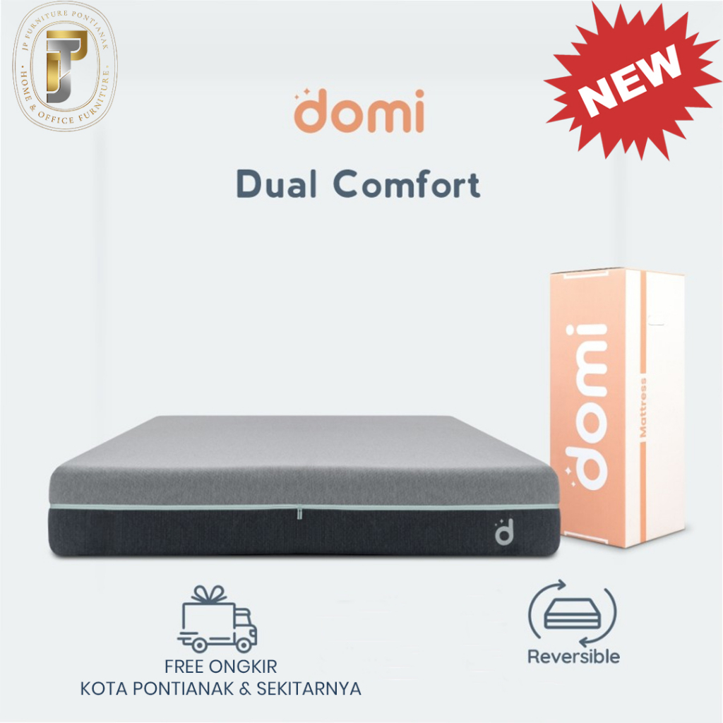 Springbed Domi Bed Domi Mattress Dual Comfort - Kasur Busa Dua Tingkat Soft dan Firm Murah Pontianak