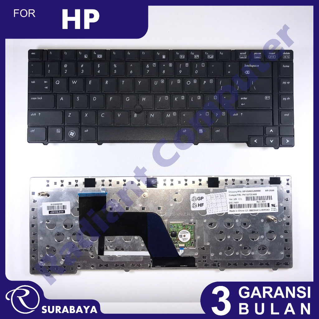 Keyboard HP Elitebook 8440 8440p 8440w