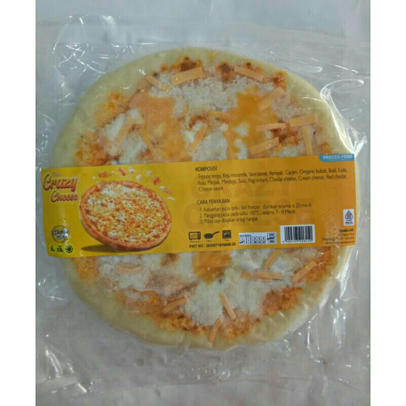 

pizza crazy cheese 230gr