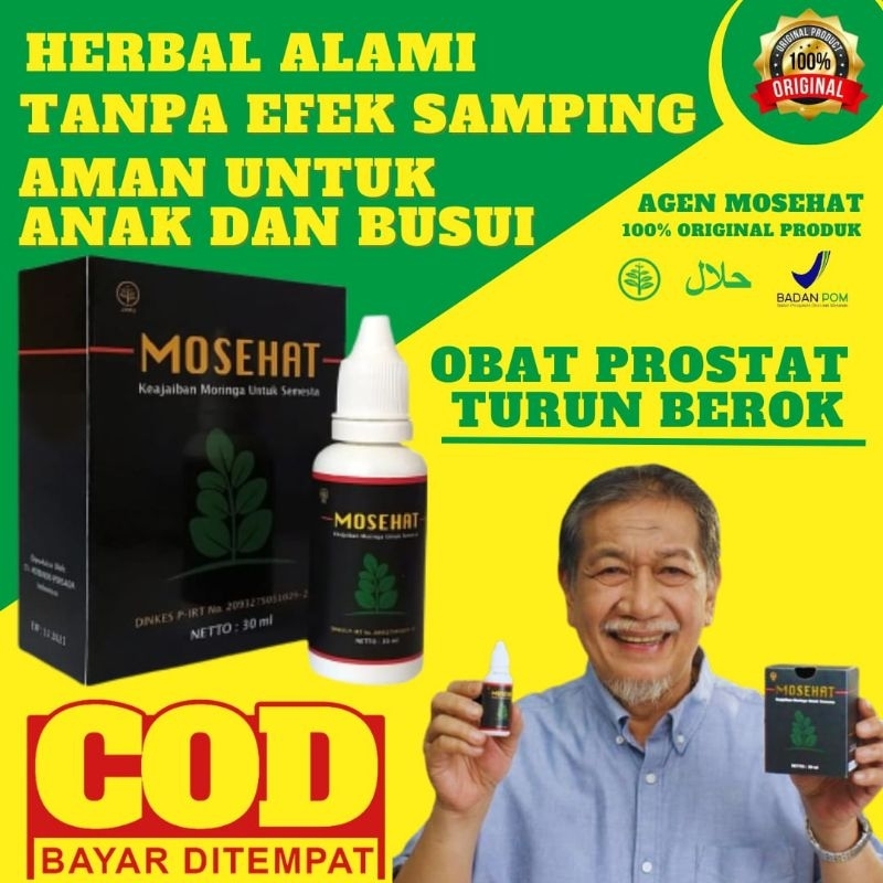 Mosehat Obat Prostat Paling Ampuh 100% Original Herbal Alami