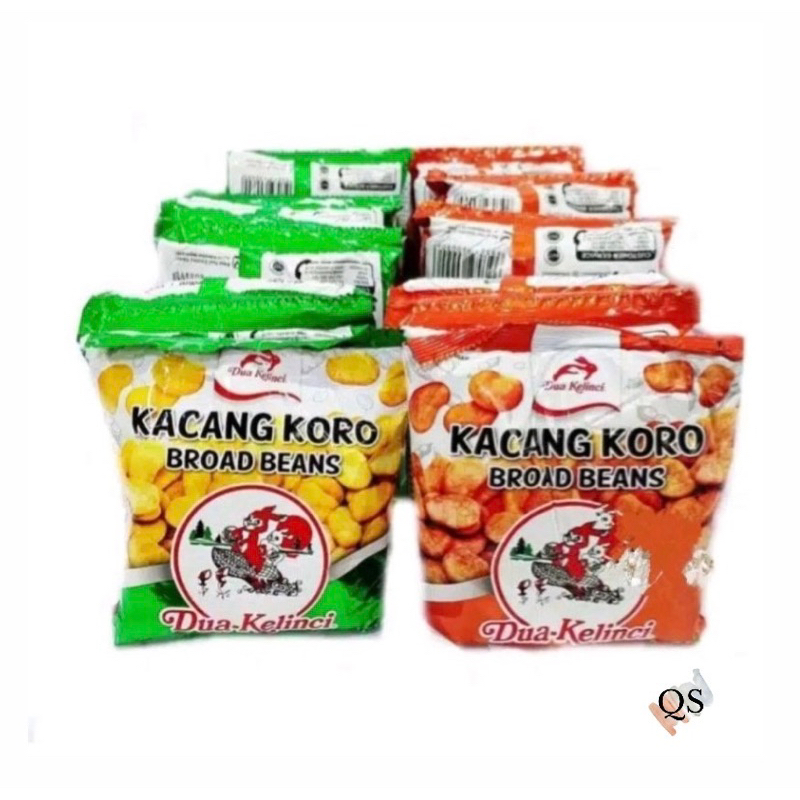 

Kacang Koro Dua Kelinci Pedas Dan Original 1 Renteng 10pcs