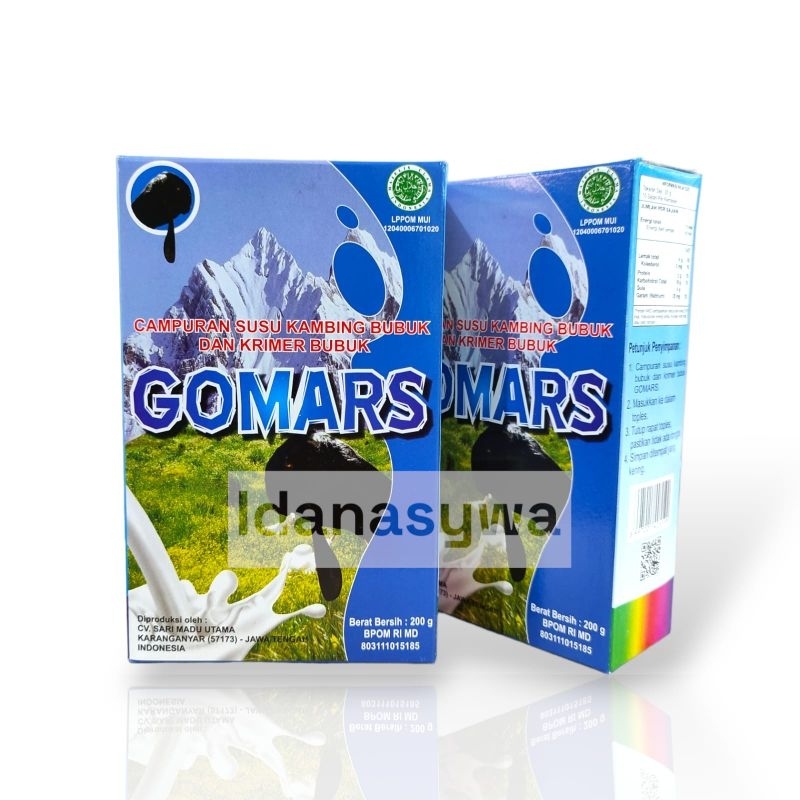 

Gomars Susu Kambing Etawa Bubuk 200gram