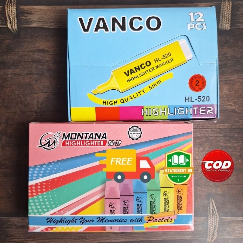 

HL-520 HIGHLIGHTER- Stabilo satu warna/Stabilo Vanco/Stabilo Pen