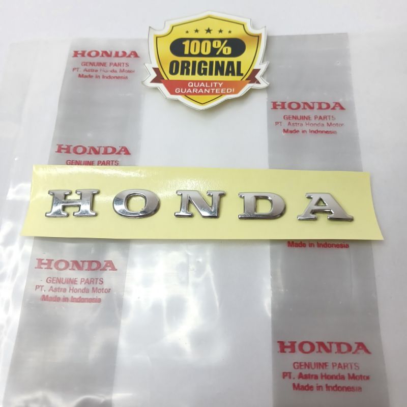 emblem logo tulisan honda timbul vario beat adv pcx original