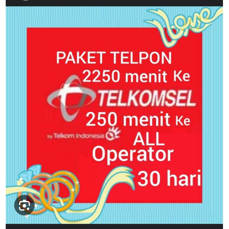 PAKET TELPON / NELPON TELKOMSEL SIMPATI  AS ALL OPERATOR 30 HARI BULANAN 1100 menit 1 bulan