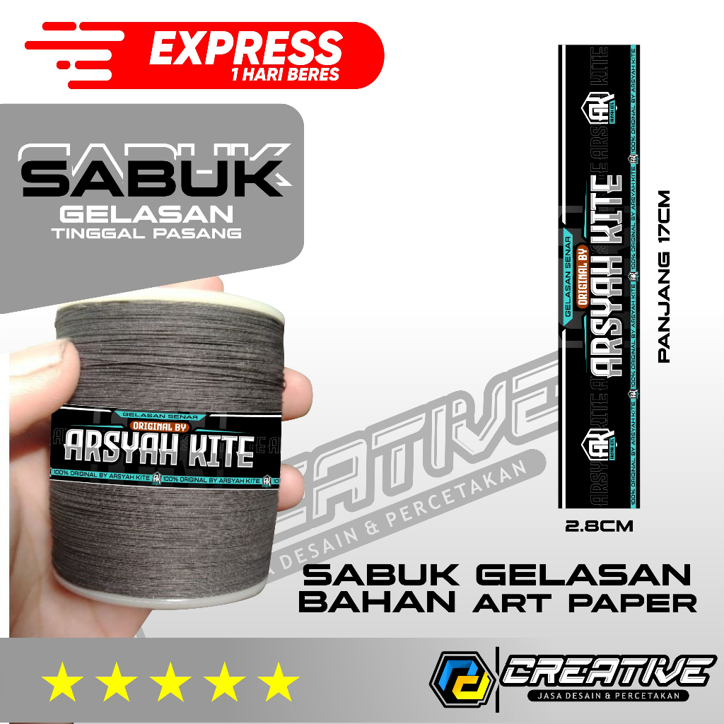 

SABUK GELASAN MURAH CEPAT bahan art paper