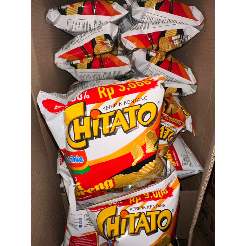 

chitato potato chip indomie rasa mi Goreng kripik 19,5 gr