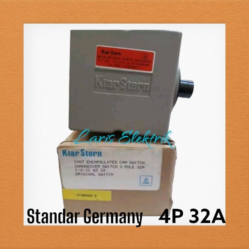 Cam Starter Ohm Saklar Change Over Switch 4POLE 32A KIAR STERN MODEL MERZ