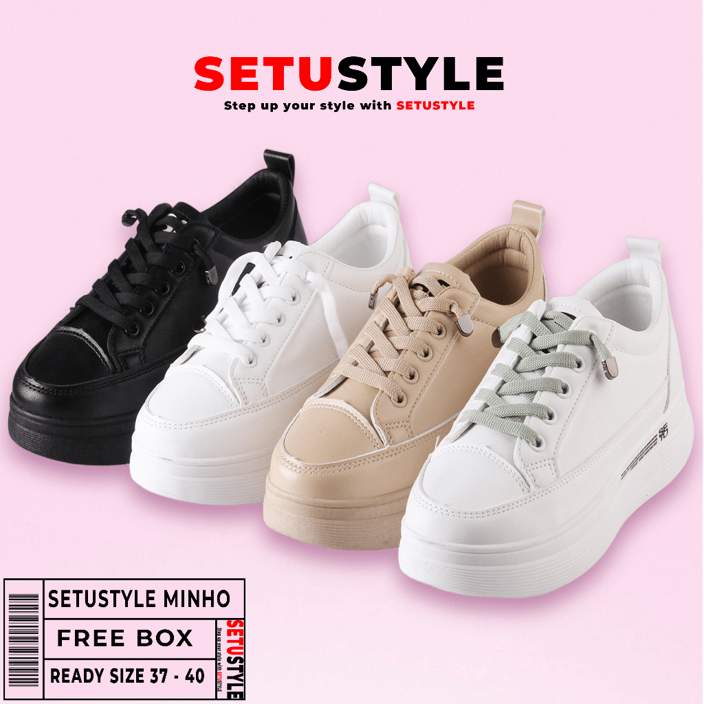 SETU Style Minho Sepatu Sneakers Wanita Casual Sport Cewek Shoes