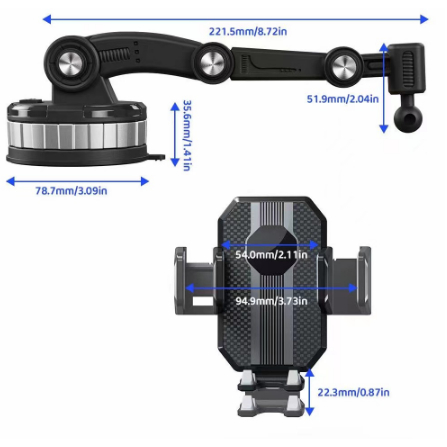 Holder Handphone Dashboard Mobil / Stand Penjepit Hape Universal Dudukan Penyangga