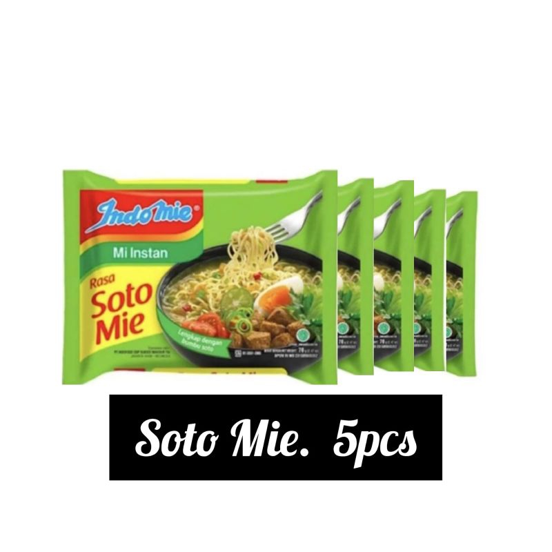 

INDOMIE rasa soto mie 5pcs