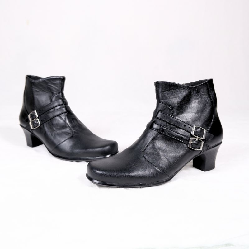 SEPATU PANTOFEL BOOTS KULIT ASLI SEPATU WANITA