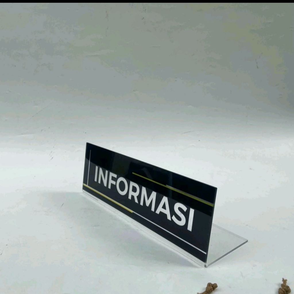 

Akrilik Lipat / Akrilik Meja Informasi / Bisa Custom