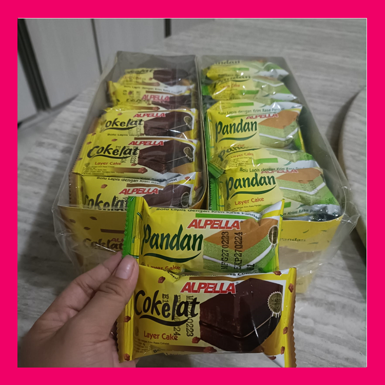 

Apella Bolu Panda Coklat 1 Box Isi 24pcs