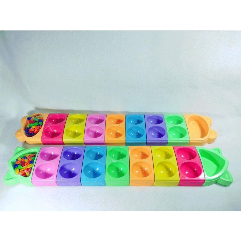 CONGKLAK SUSUN PLASTIK KUWUK CAMPUR WARNA