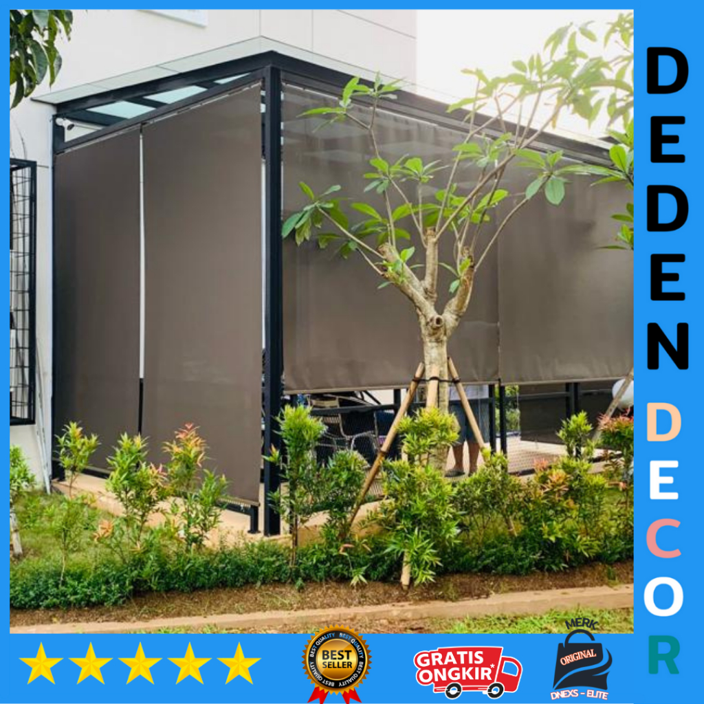 Suntex Blind Tirai Outdoor Luar Ruangan Tampias Hujan