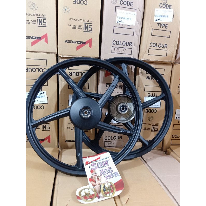 Velg  kirana dan Supra fit/supra125 tromol dpn belakang rem  tromol