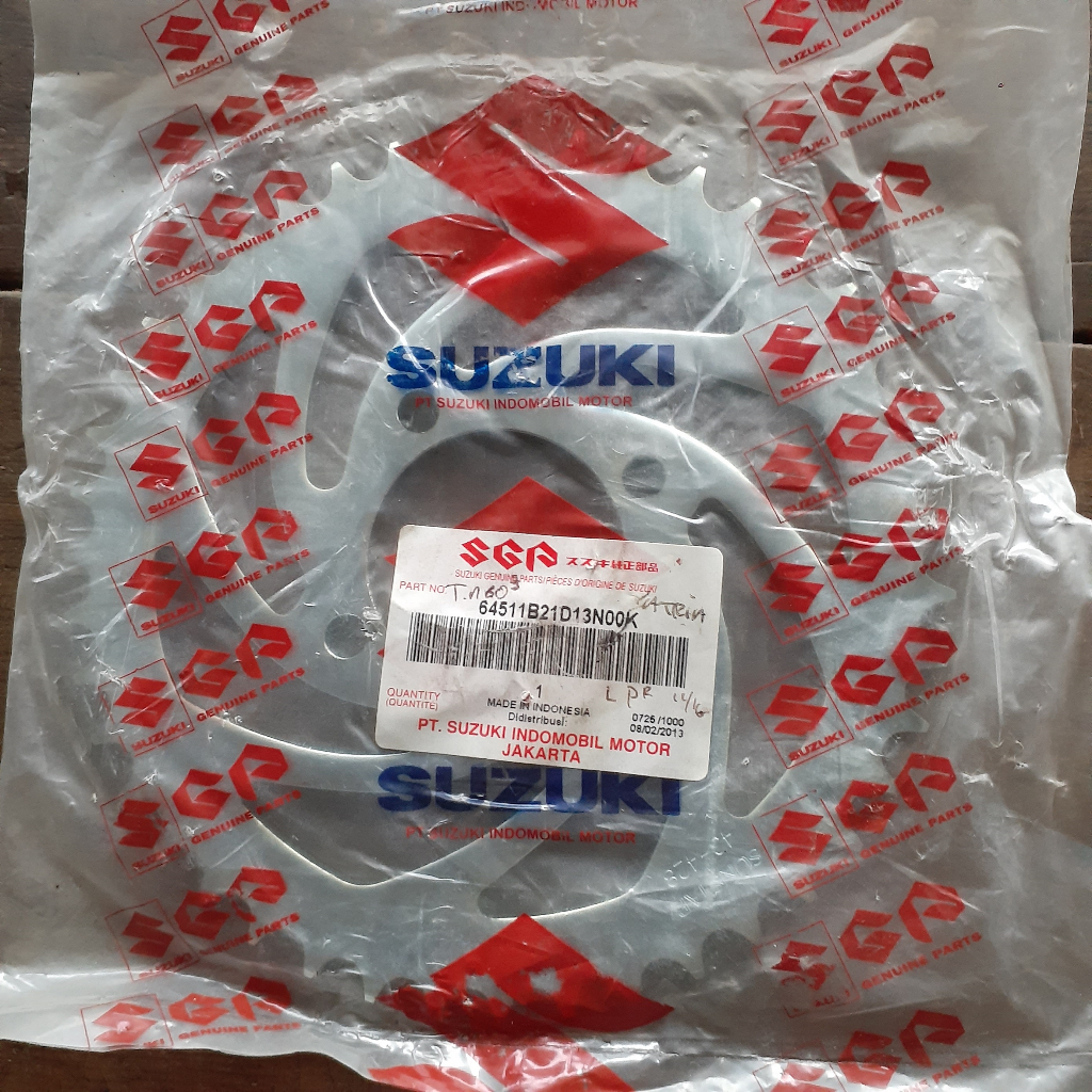 Gear Ger Gir Belakang Suzuki SATRIA F FU 150 OLD100% ORIGINAL ASLI SGP 64511B21D13N00K.