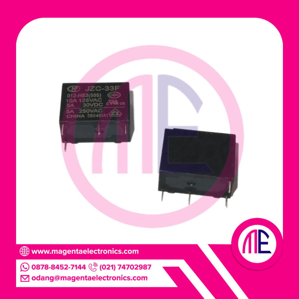 JZC-33F-012-HS3(555) 12VDC 4PIN